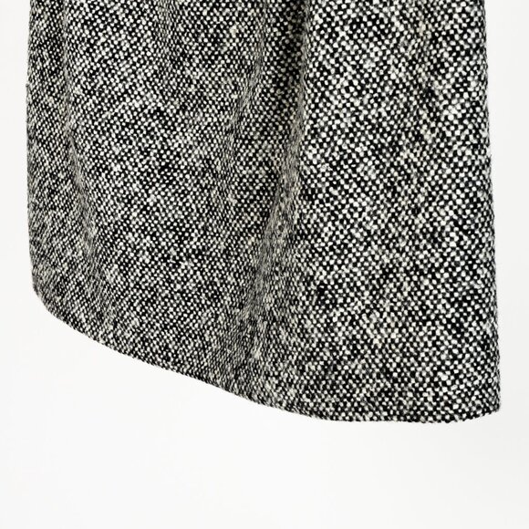 Prada Miu Miu Black White Wool Tweed Wrap Skirt - Picture 5 of 7